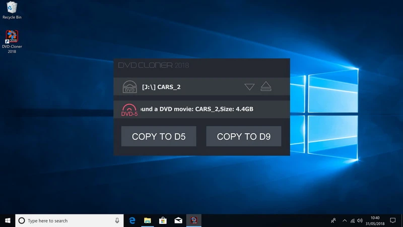 DVD Cloner Windows 10 capable